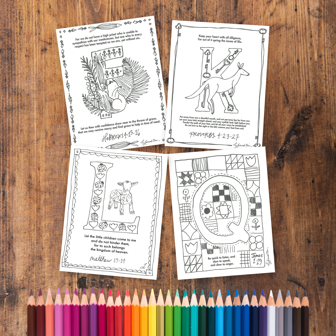 Honey for the Heart, Vol. 3 Coloring Pages (Digital Download)