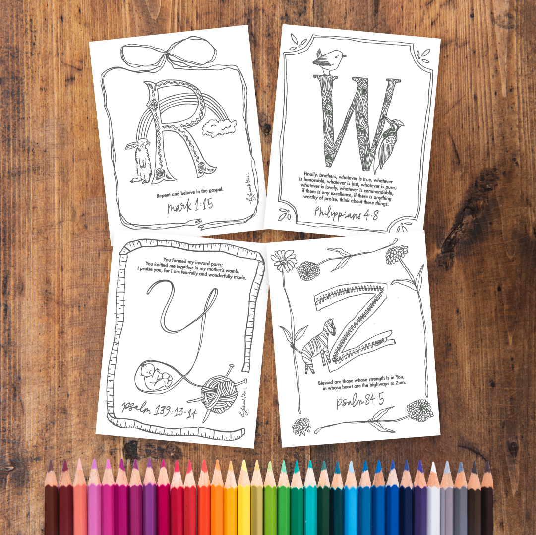 Honey for the Heart, Vol. 3 Coloring Pages (Digital Download)