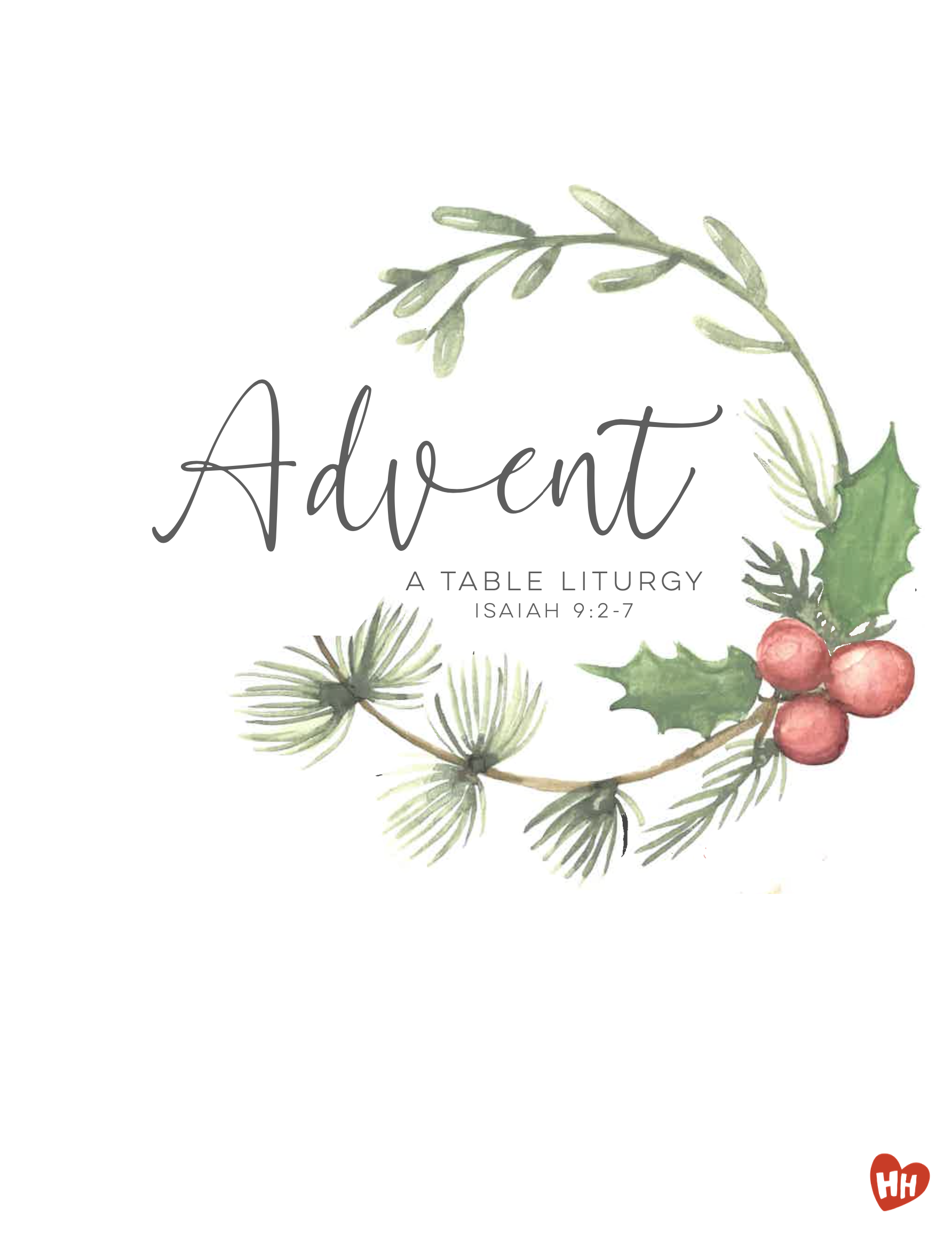 Advent A Table Liturgy
