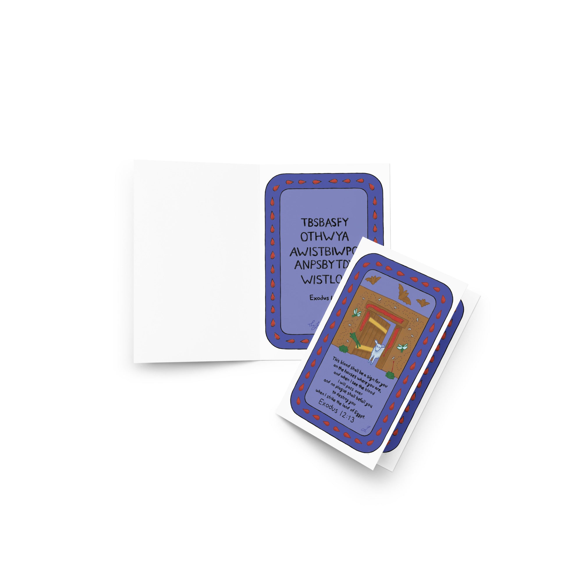 Exodus 12:13 Greeting Card Bundle