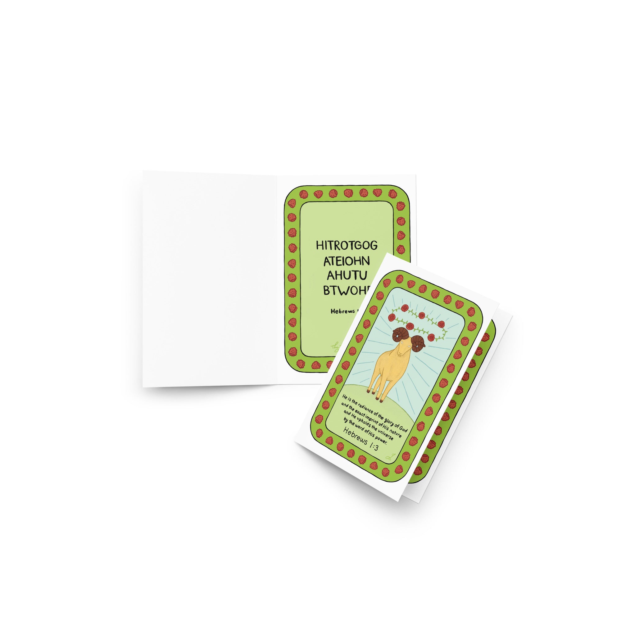 Hebrews 1:3 Greeting Card Bundle