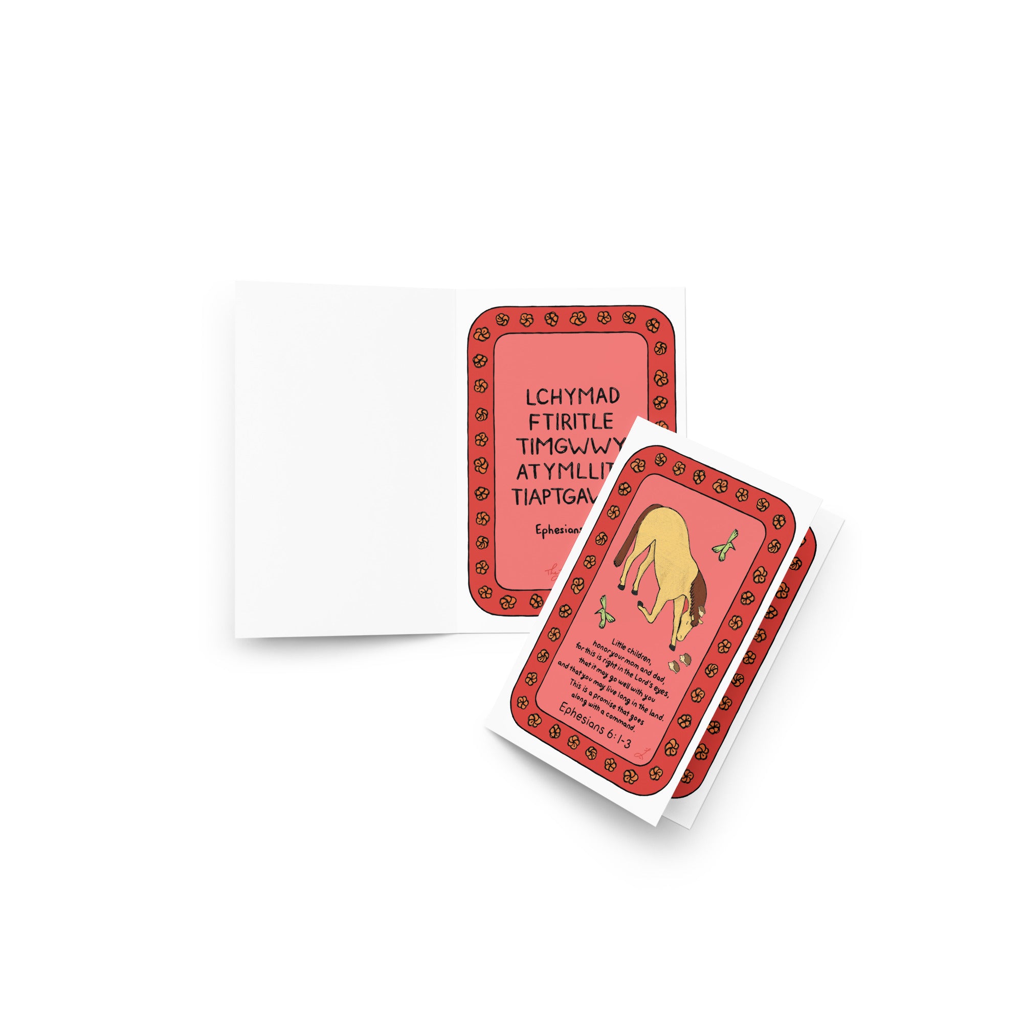 Ephesians 6:1-3 Greeting Card Bundle
