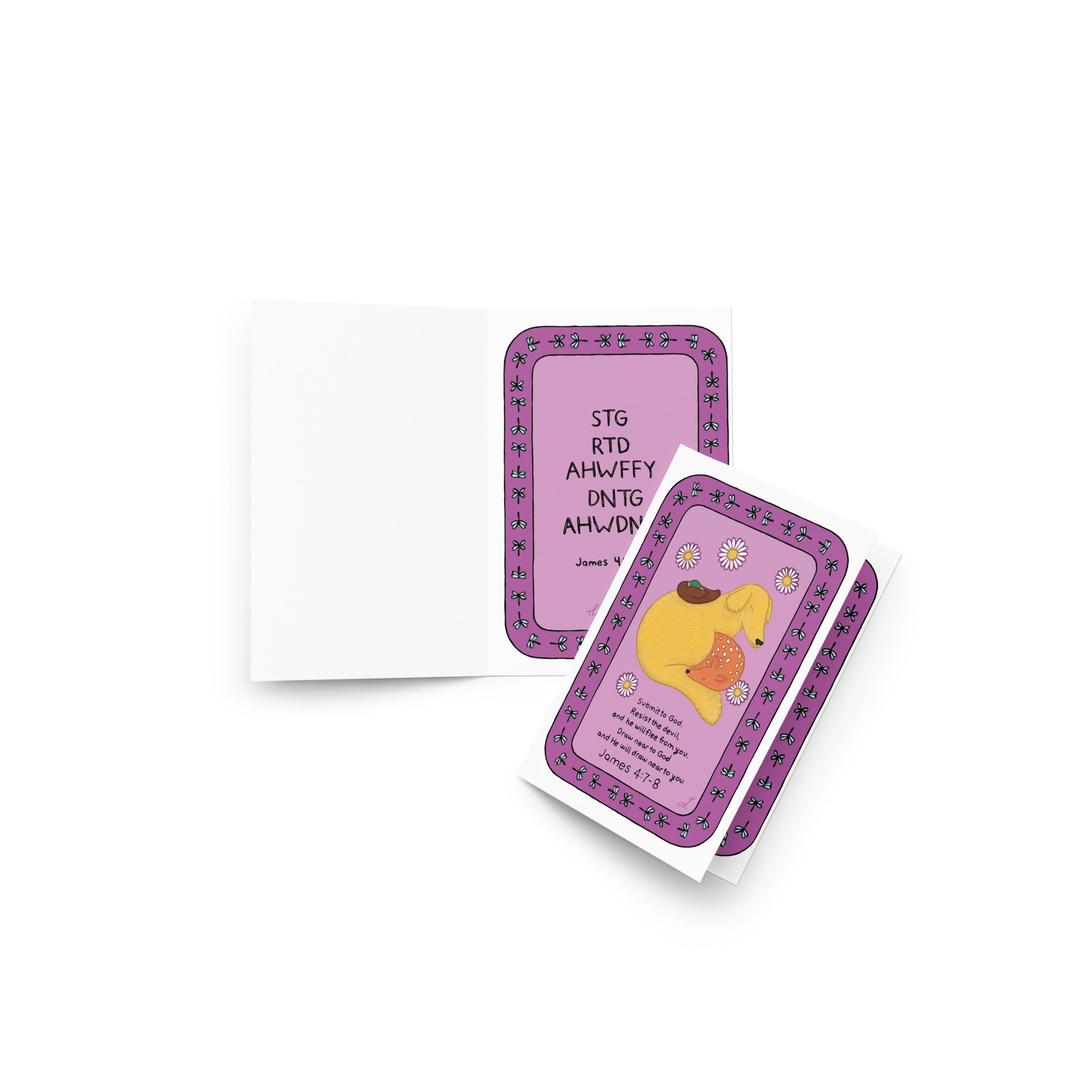 James 4:7-8 Greeting Card Bundle