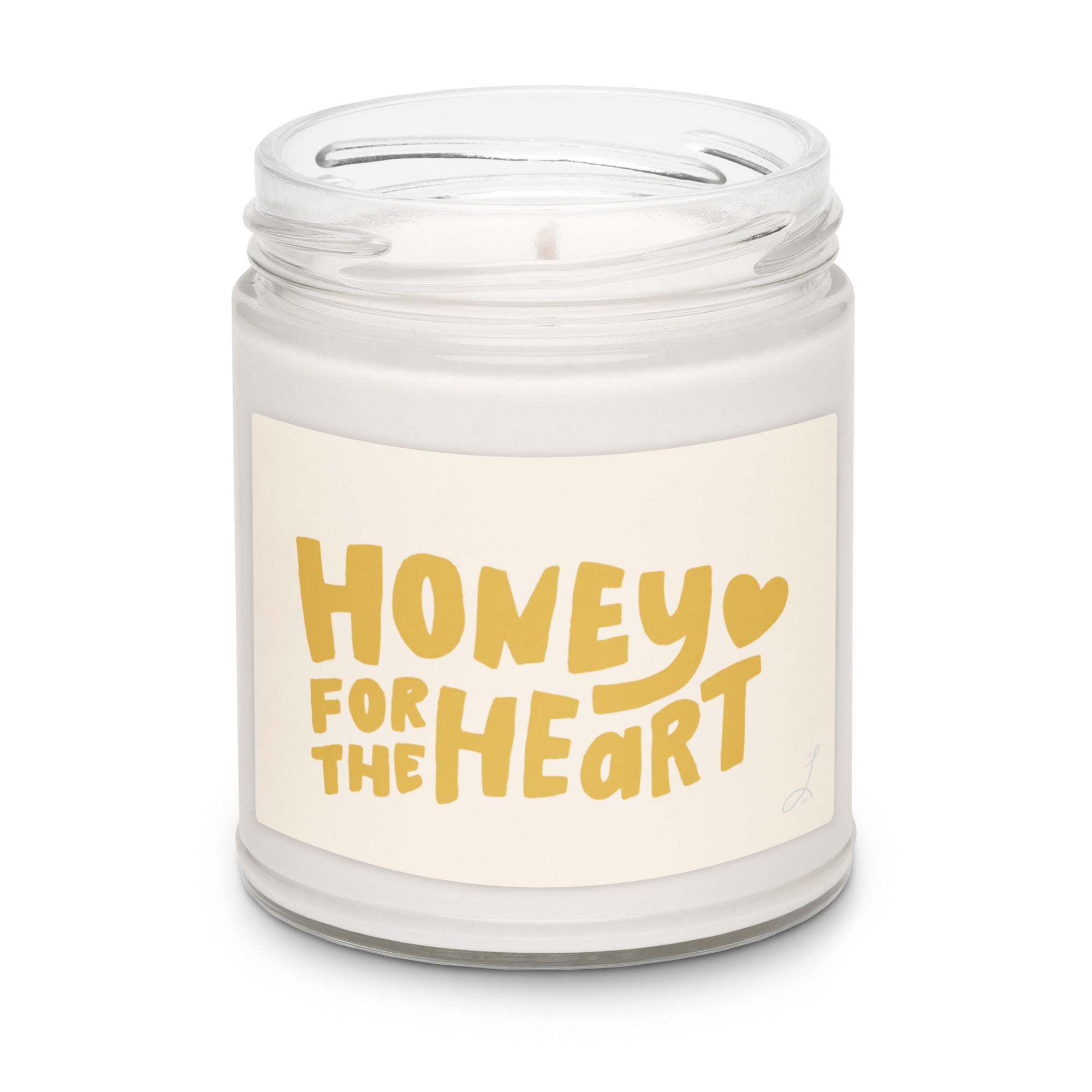 Honey for the Heart Scented Candle Open