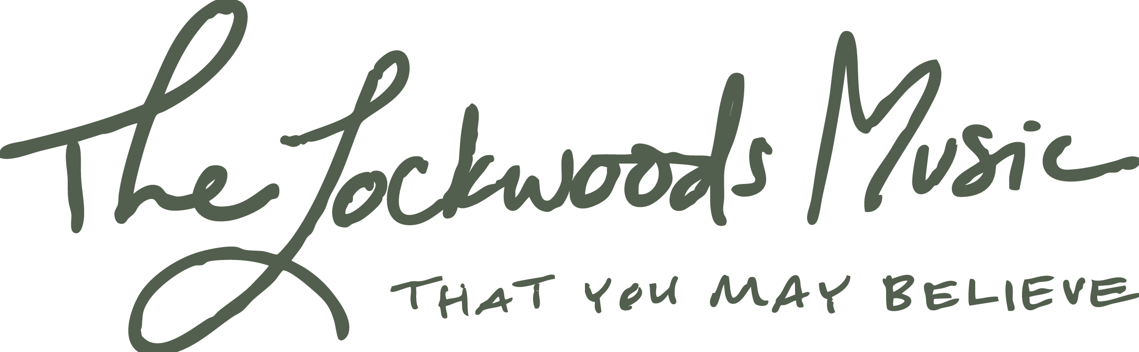 The Lockwoods Logo Thick Green Tagline
