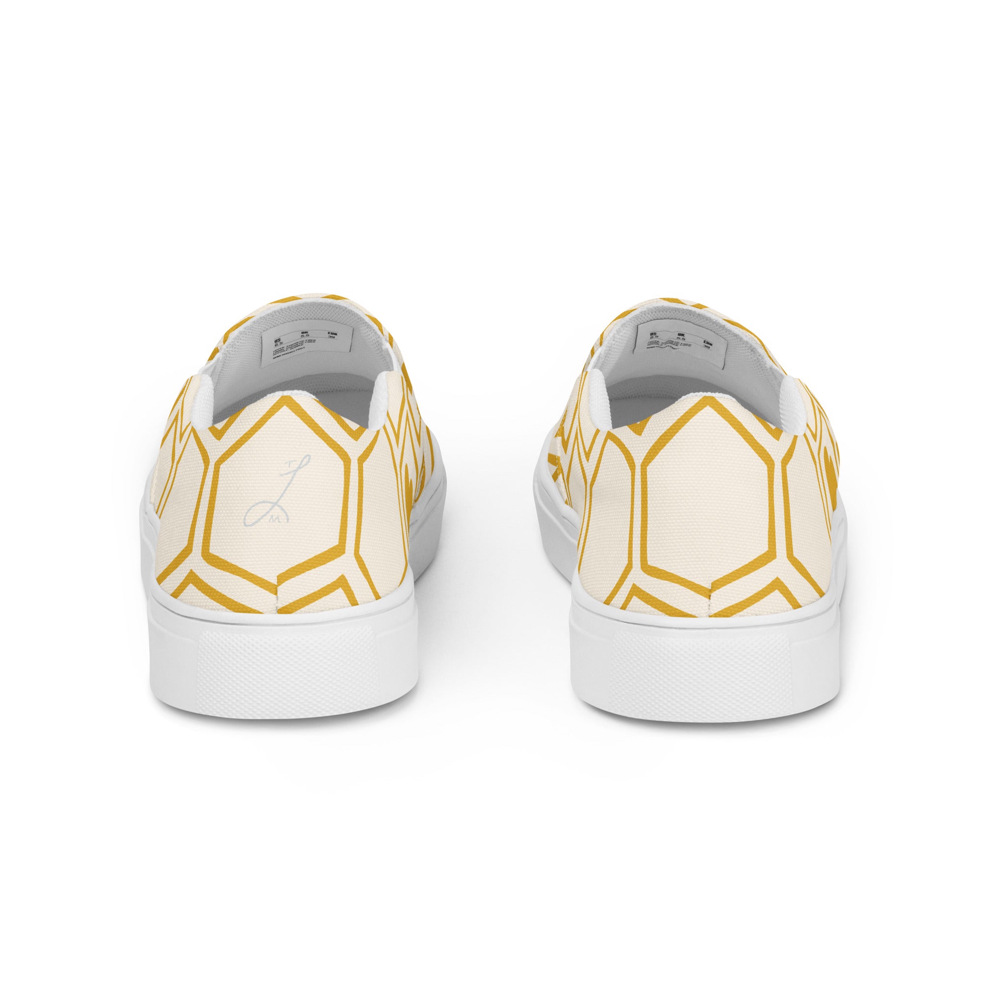 Honey for the Heart Woman's Slip On Shoes Back View