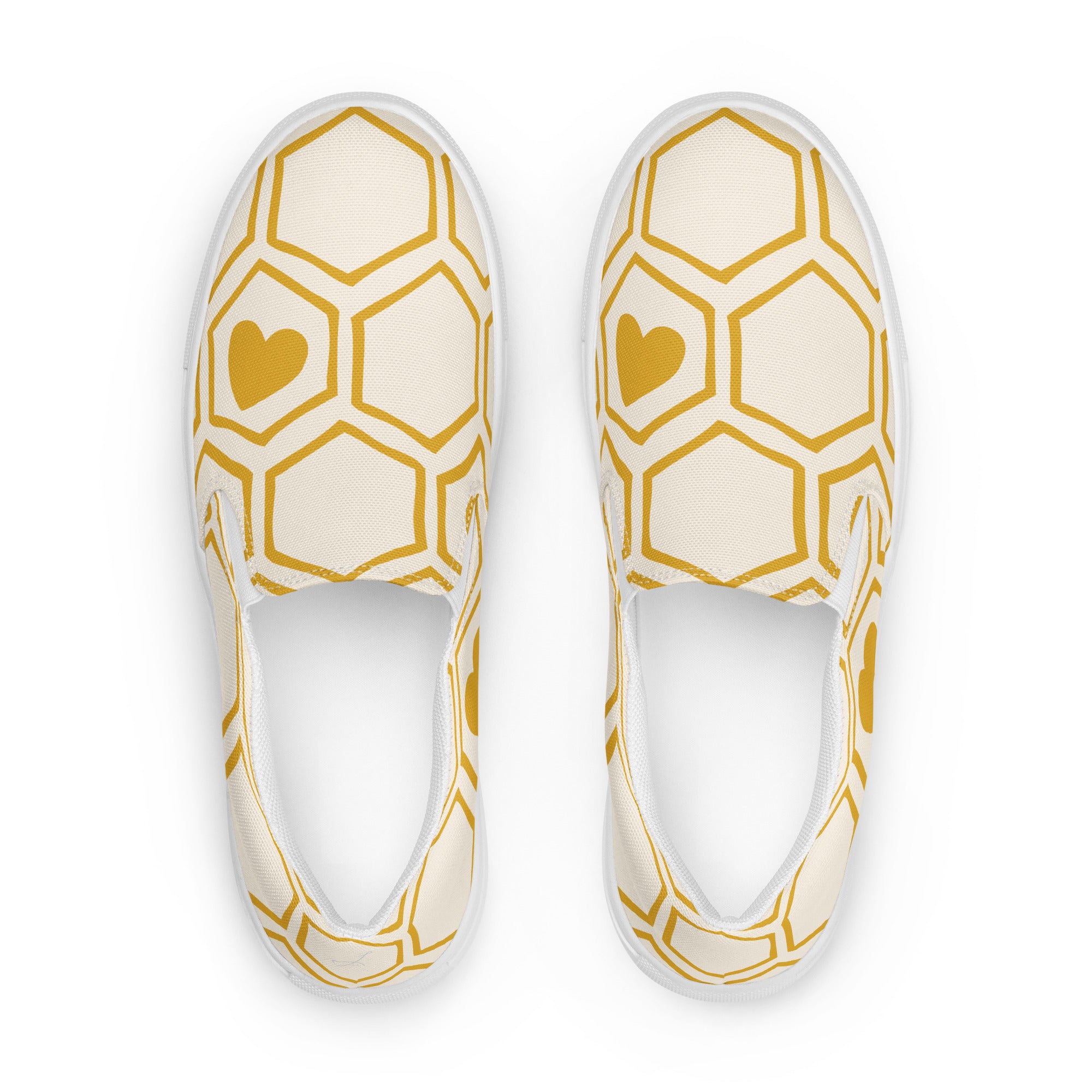 Honey for the Heart Woman's Slip On Shoes Top View