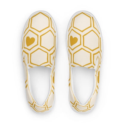 Honey for the Heart Woman's Slip On Shoes Top View